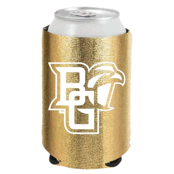 Bomber - New 16 oz Premium Gold Stag Beer Can Cooler Coolie Koozie Deer Head