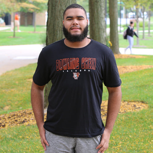 BGSU 1960's Inspired Vintage Logo T Shirt Athletic Heather / 4XL