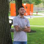 Men's BGSU Antigua Brown Heather Polo