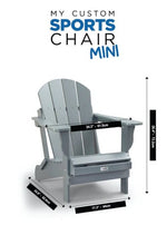 BGSU Folding Adirondack Chair Mini