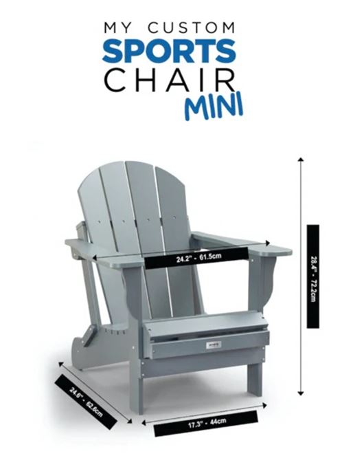 Personalized Name BGSU Folding Adirondack Chair Mini