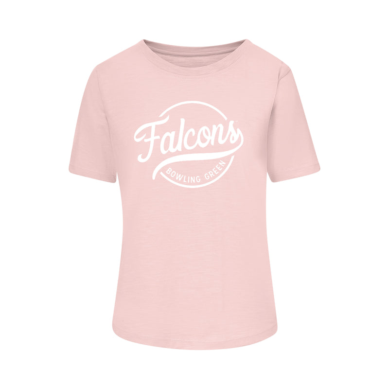 MV Ladies BGSU Falcons Pink Tee
