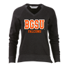 Boxercraft Ladies BGSU Falcons Heavy LS V-Neck