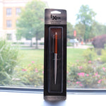 BGSU LXG Slim Chrome and Color Ballpoint Orange Pen