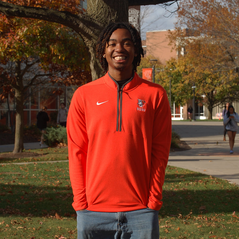 Nike Men's Peekaboo BGSU DriFit Victory 1/4 Zip