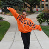 Pressbox Falcons Flannigan Orange Your Size Crew