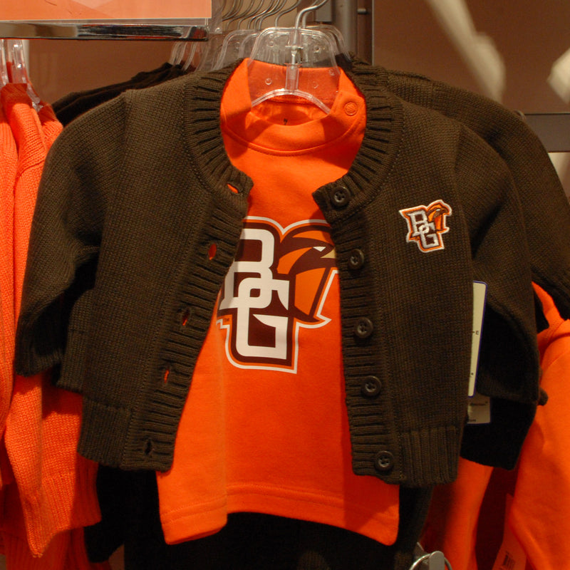 CK Infant BGSU Peekaboo Cardigan Sweater