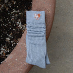 TCK Ladies BGSU Scrunch Sock Grey