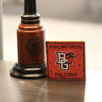 Bowling Green Falcons Orange Wood Block