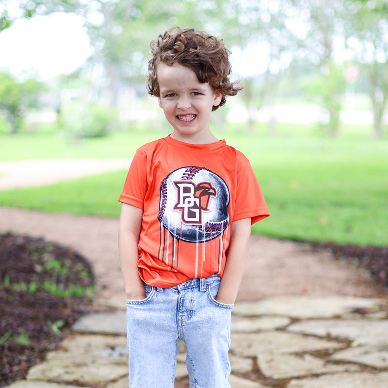 Vive La Fete Toddler Baseball Drip Tee