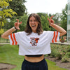 ZZ Ladies Peekboo Mesh Crop Jersey