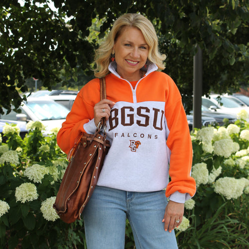 Zoozatz Ladies BGSU Huddle 1/4 Zip