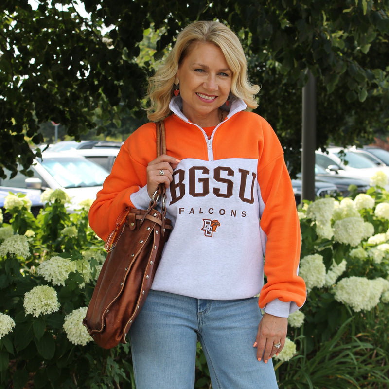 Zoozatz Ladies BGSU Huddle 1/4 Zip