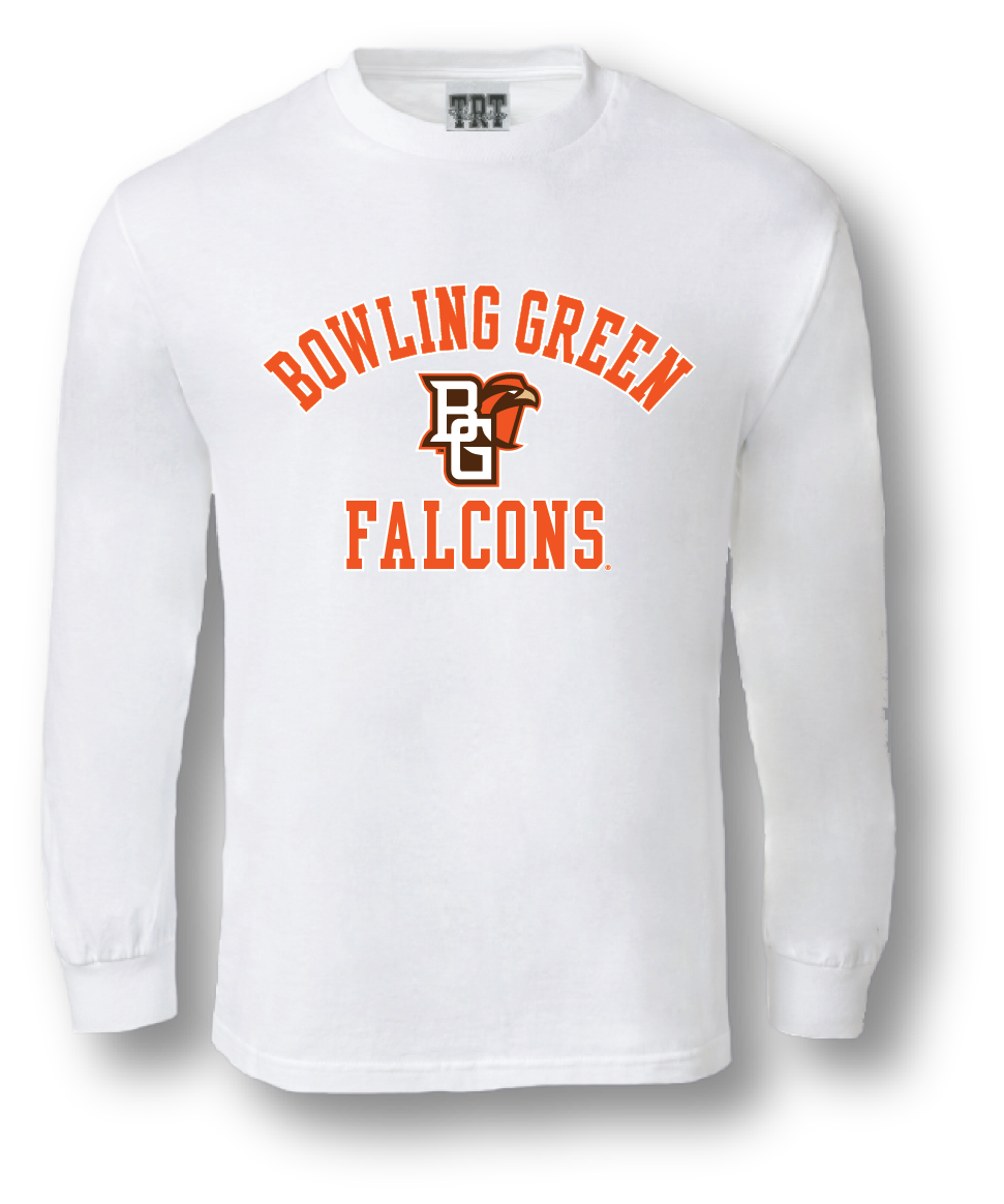 BGSU Falcons Vintage Long Sleeve T-Shirt XL / Dark Grey Heather