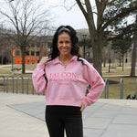 Zoozatz Falcons 1/4 Zip Cropped Sweatshirt