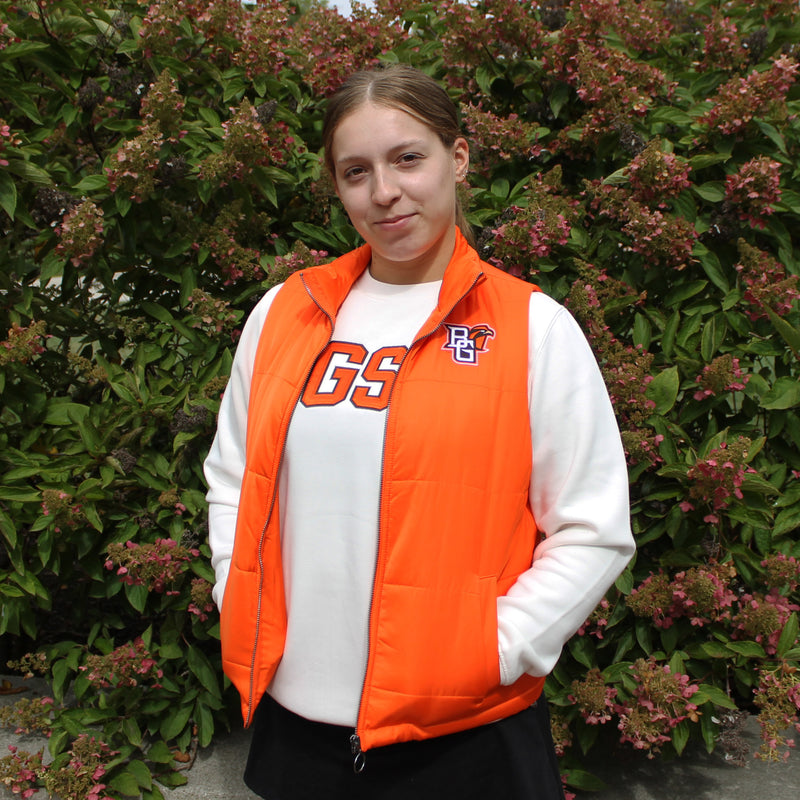 Ladies Colosseum Peekaboo Puffer Vest
