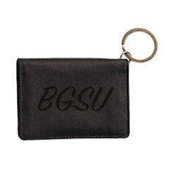 BGSU ID Snap Black Wallet