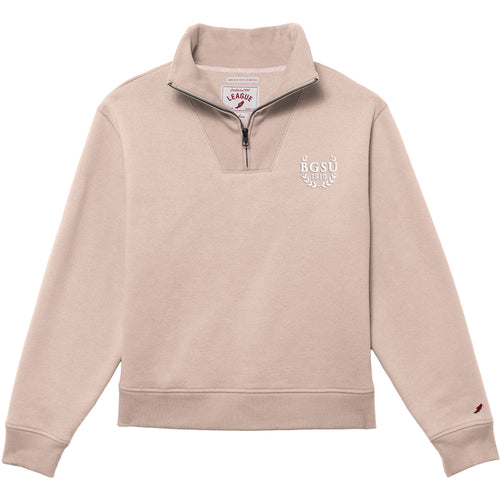 League Ladies BGSU 1991 1/4 Zip Quartz