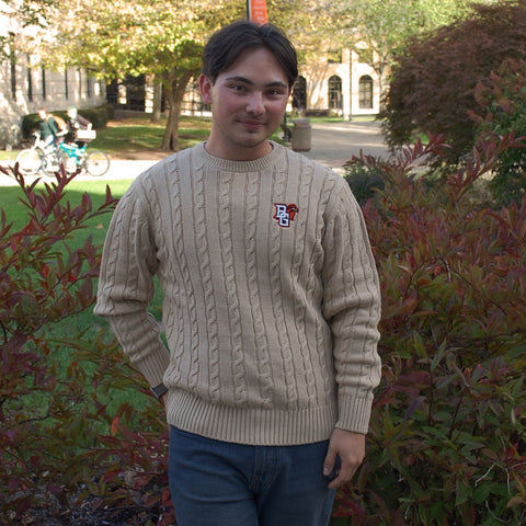 Uscape Peekaboo Renew Cable Knit Sweater – Falcon Outfitters BGSU