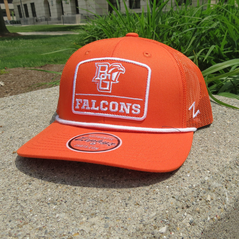 Zephyr Falcons Bulletin Orange Snapback Hat