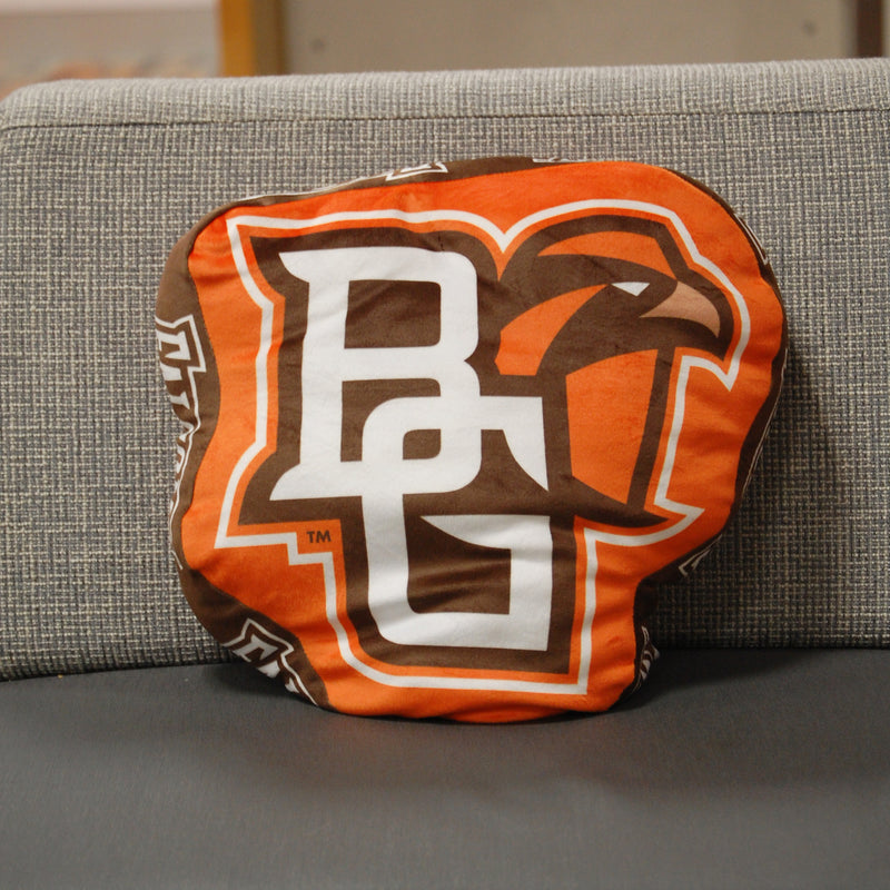 Logo Brand BGSU Cut Out Puff Pillow