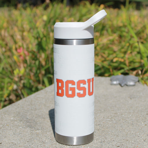 RFSJ BGSU White Trailblazer Water Bottle 18oz