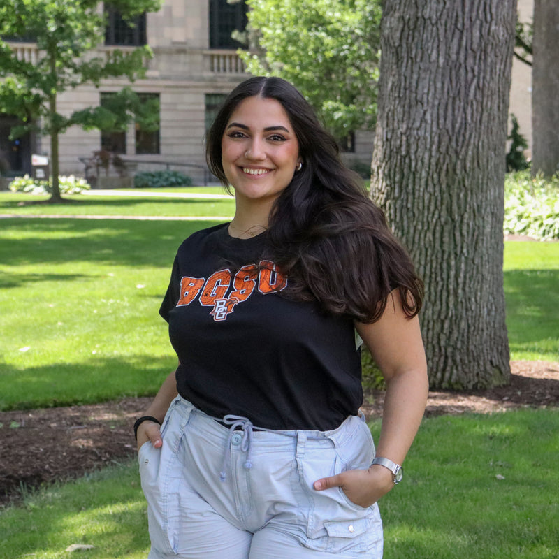 CISport Ladies BGSU Bandana Print Tee