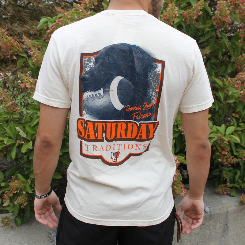 Image One Saturday Traditions  Labrador Football Tee