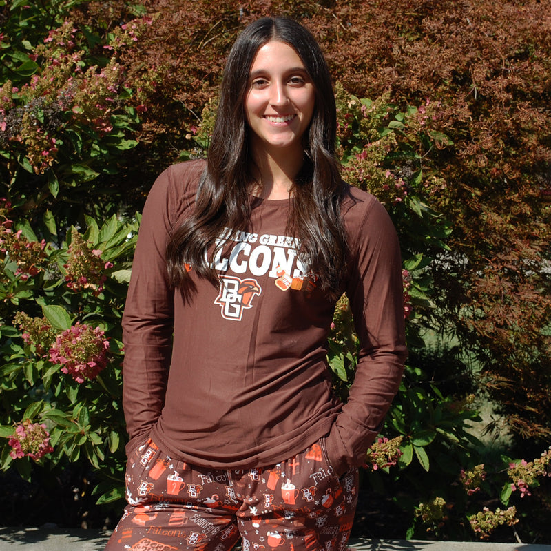 Ladies Concept Sports Bowling Green Holiday Pajama Set