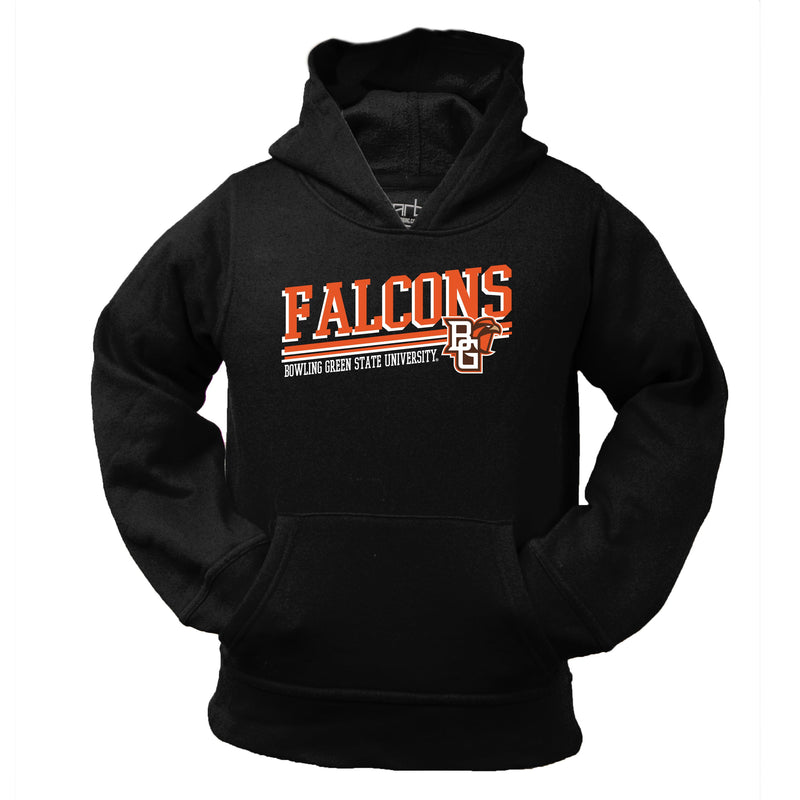 Youth Garb Falcons Parker Black Hoodie