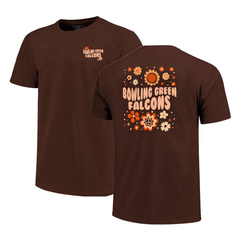 Image One Groovy Bowling Green Falcons Floral Tee