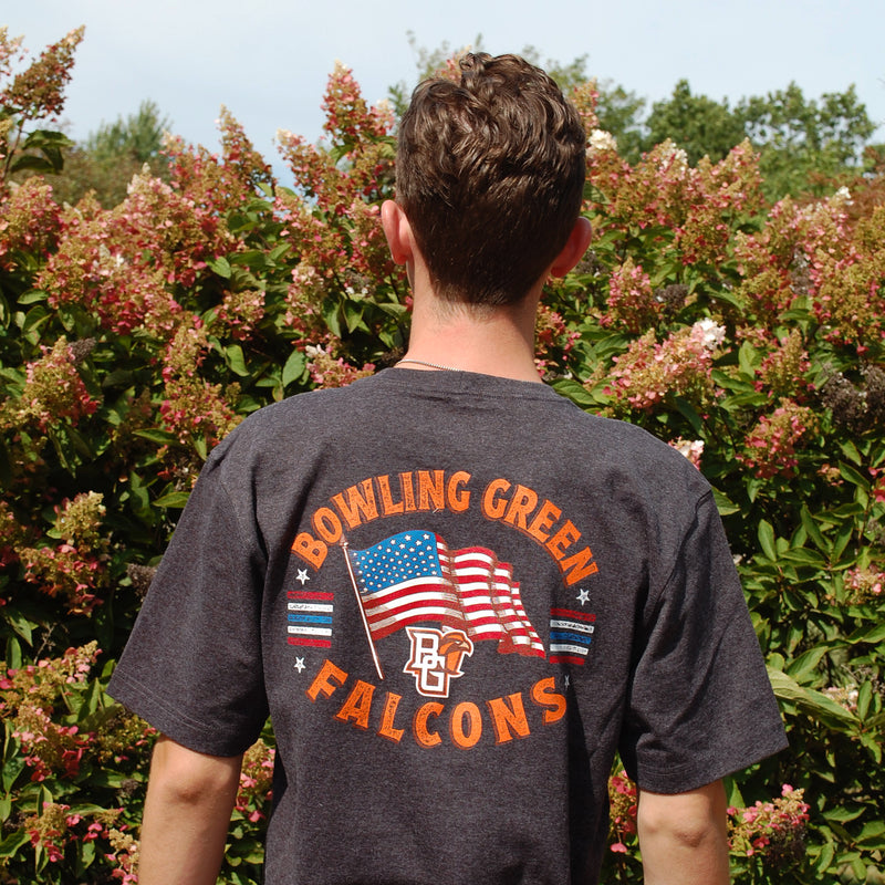 College House Bowling Green USA Flag Carhartt Pocket Tee