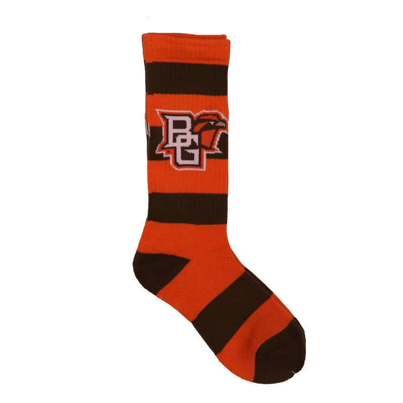 TCK BGSU Peekaboo Rugby Crew Sock