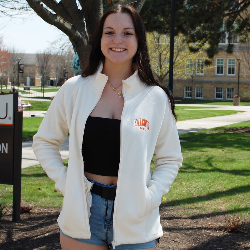 MV Ladies BGSU Whisper Fleece Full Zip