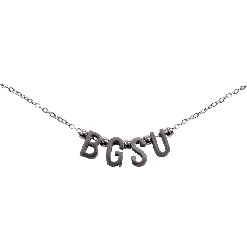 Jardine BGSU Silver Toned Necklace