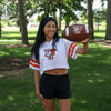 ZZ Ladies Peekboo Mesh Crop Jersey