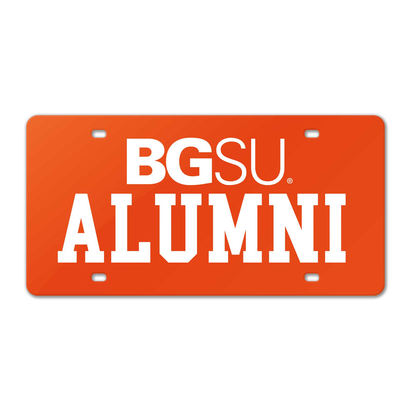 Jardine BGSU Alumni Acrylic License Plate Cover