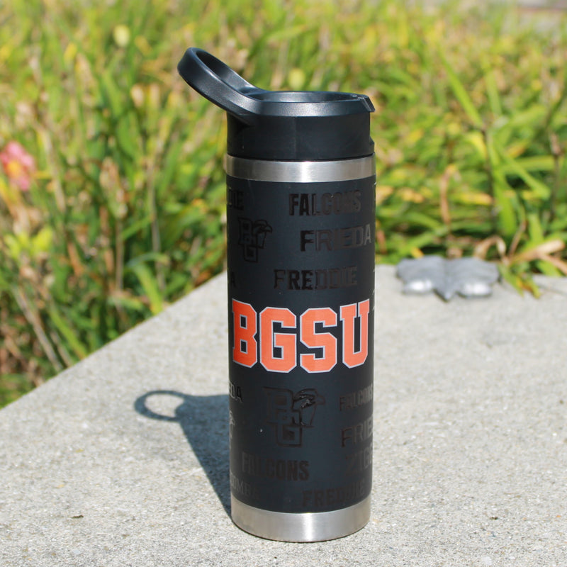 RFSJ BGSU Black Trailblazer Water Bottle 18oz.