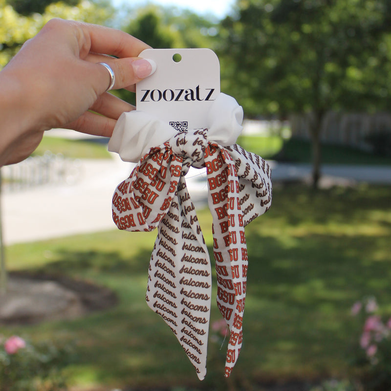 Zoozatz BGSU Falcons Scrunshie Bow