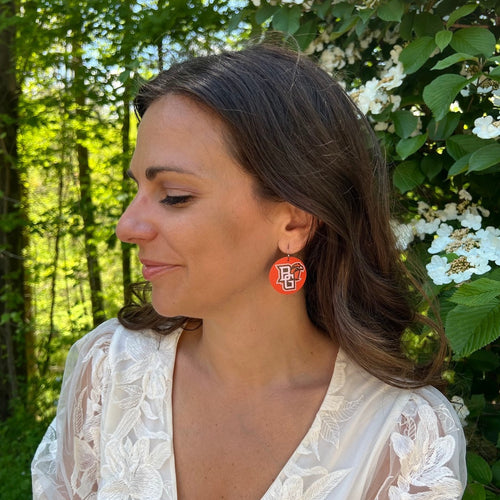 BG Leather Mascot Earrings