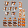 Multi-Design BGSU Sticker Sheet