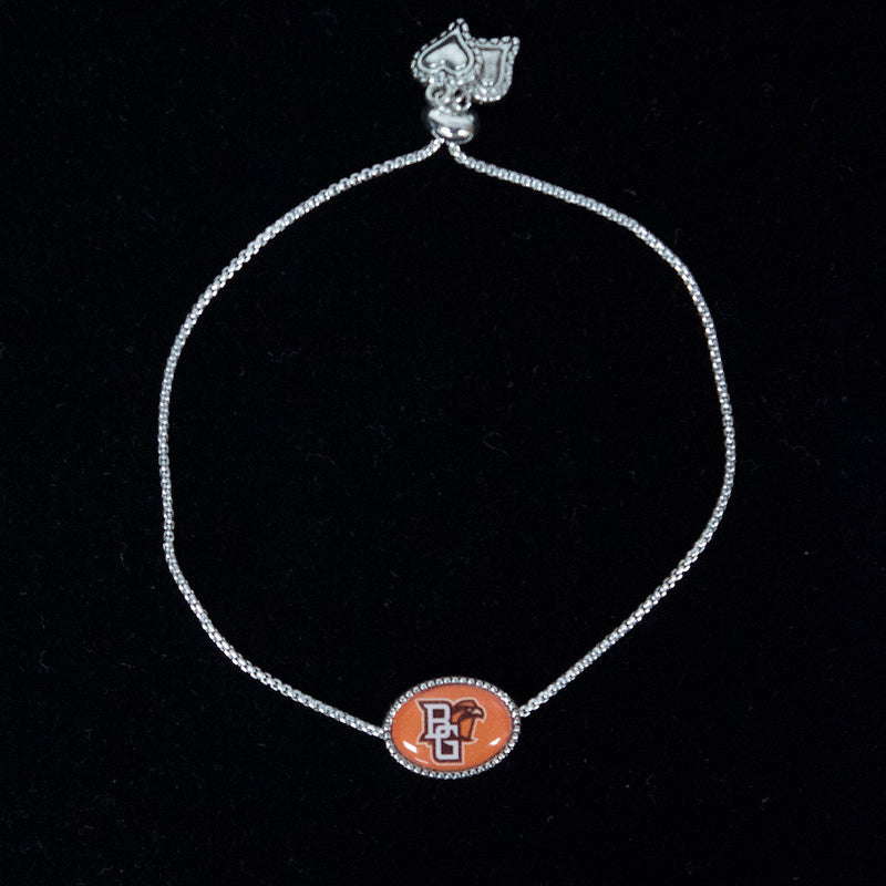 FTH BGSU Adjustable Slider Bead Bracelet