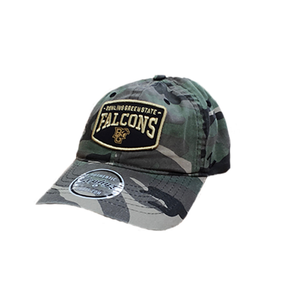 ファッション姫 通販 Zephyr BGSU Camo Hat – Falcon Outfitters BGSU 帽子
