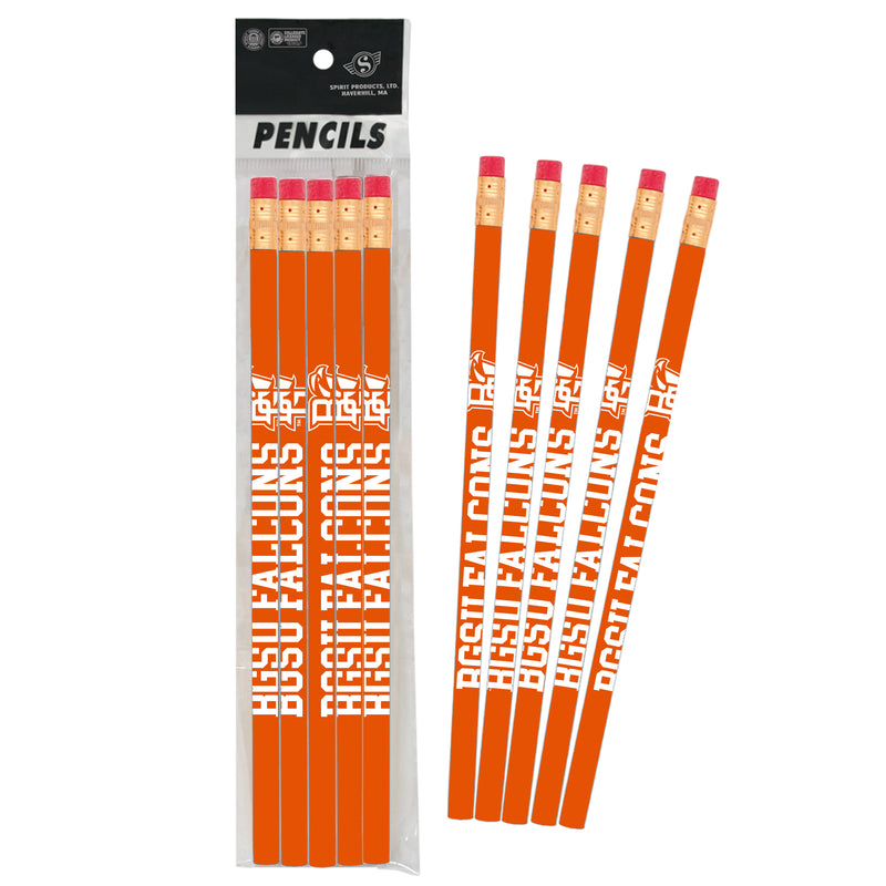 BGSU Orange Pencil 5-pack