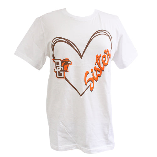 BGSU ADULT Sister Heart Tee