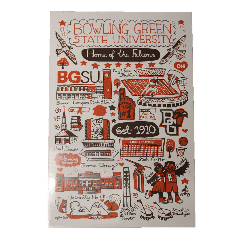 BGSU Julia Gash 12 x 18" Poster