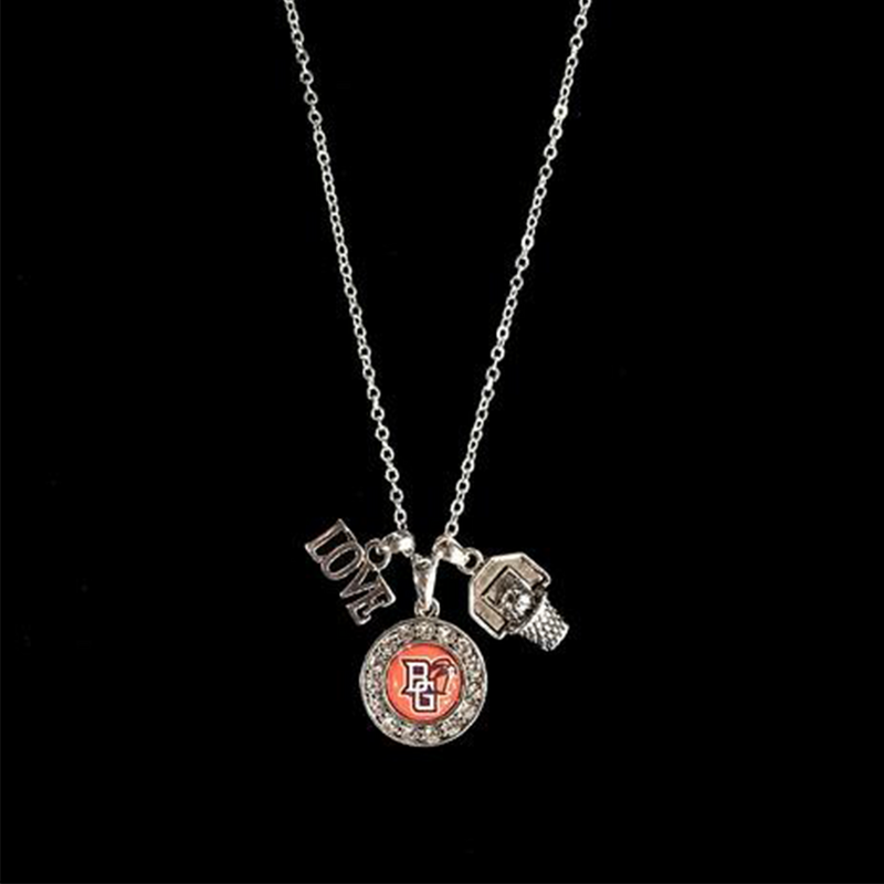 FTH BGSU Love Basketball Necklace