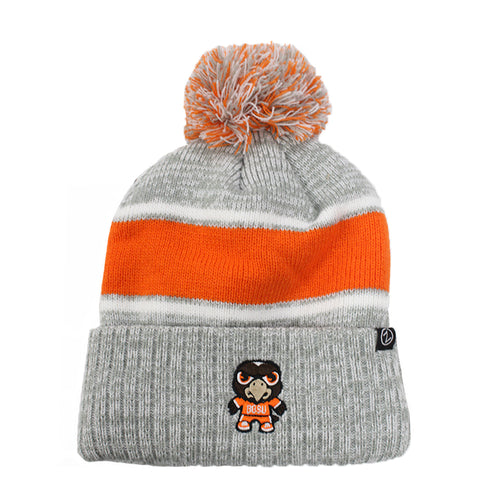 Men's Fanatics Branded Brown Cleveland Browns Vintage Heritage Cuffed Knit Hat with Pom