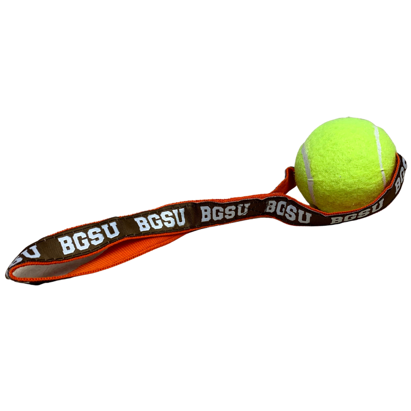 BGSU Tennis Ball Dog Toy