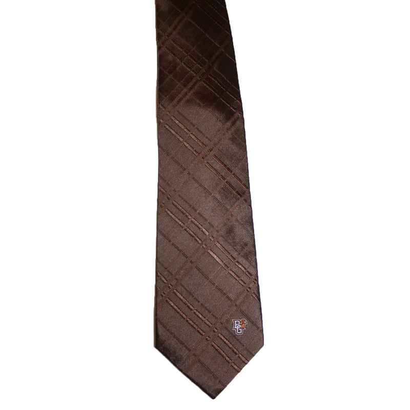 Brown Textured BGSU Tie